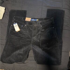 Ralph Lauren Black Corduroy Trousers